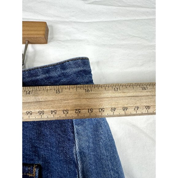 Madewell Two Panel Button Front Skirt size 31‎ Denim Blue - Picture 6 of 7